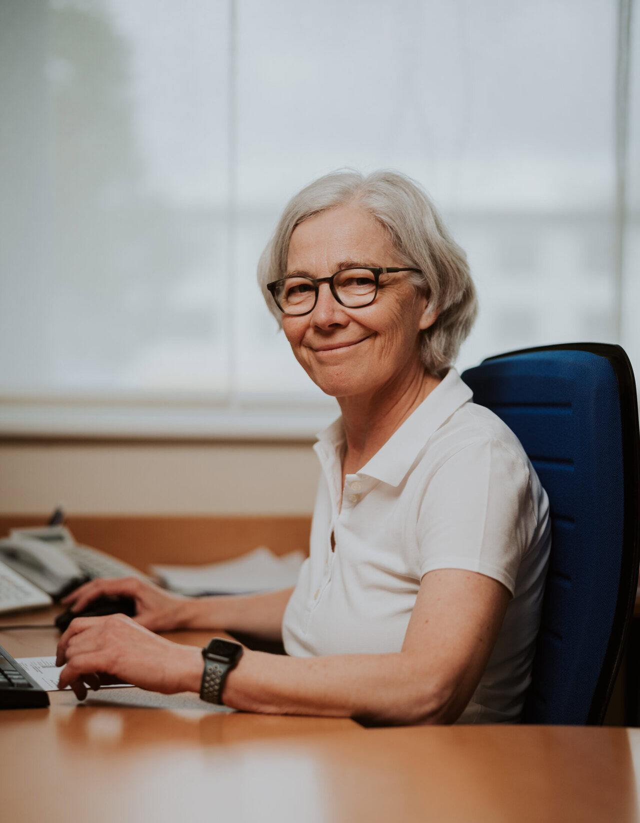 Frau Dr. Keller ist zu sehen